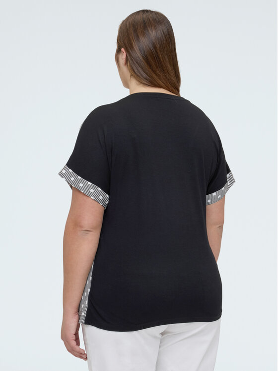 Fiorella Rubino Fiorella Rubino T-Shirt G0E3L009334N0S1 Czarny Regular Fit