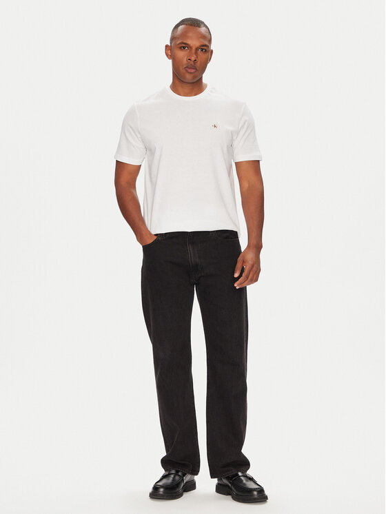 Calvin Klein Jeans Calvin Klein Jeans T-krekls LV04RC272G Balts Regular Fit