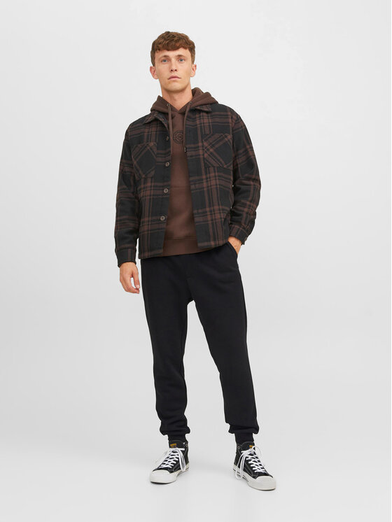 Jack & Jones Jack & Jones Spodnie dresowe Gordon 12249274 Czarny Regular Fit