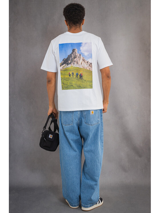 Palto Palto T-Shirt Hiking Club Biały Relaxed Fit