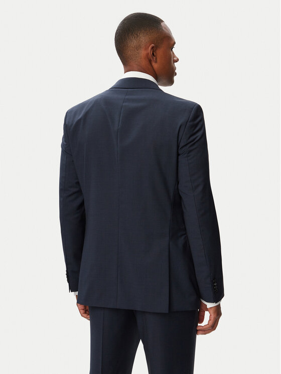 BOSS BOSS Obleka H-Huge 50569798 Mornarsko modra Slim Fit