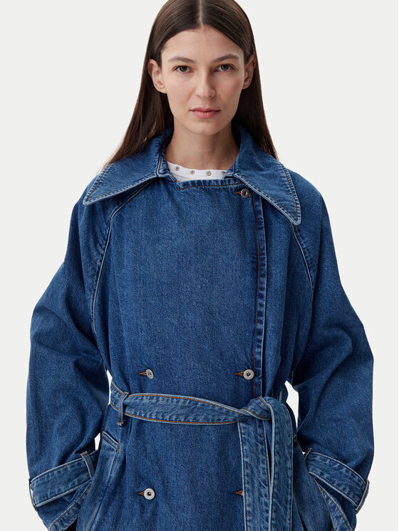 HUGO HUGO Tenchcoat Garena 50532056 Blau Relaxed Fit