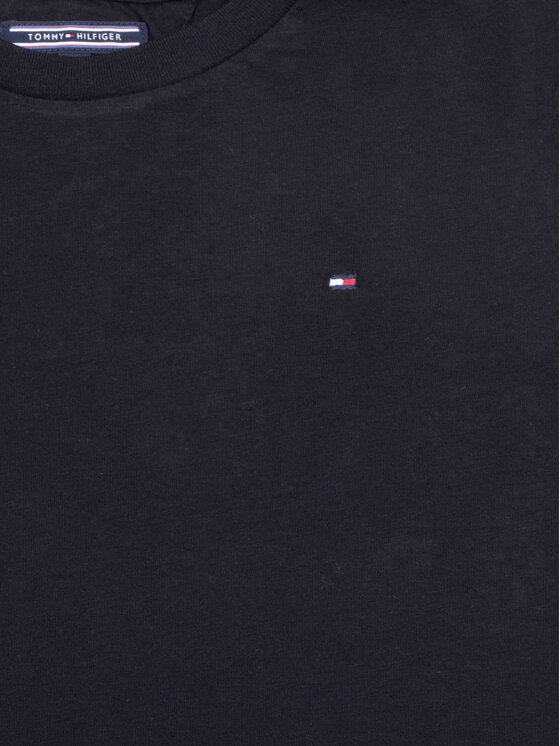 Tommy Hilfiger Tommy Hilfiger Póló KB0KB04140 D Fekete Regular Fit