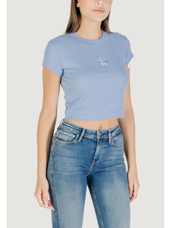 Calvin Klein Jeans Calvin Klein Jeans T-shirt MONOGRAM BABY TEE Blu Casual Fit