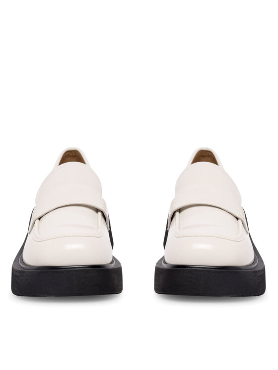 Badura Badura Loafersy WFA2588-1Z Biały