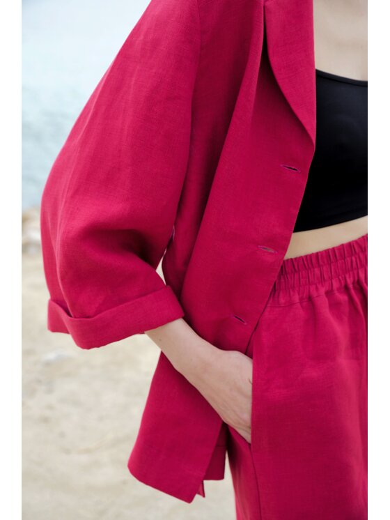 Duende Duende Koszula Leah Shirt Różowy Relaxed Fit