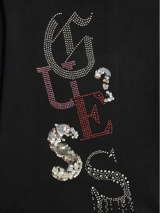 Guess Guess Блузка J5YI14 KAPO0 Чорний Regular Fit