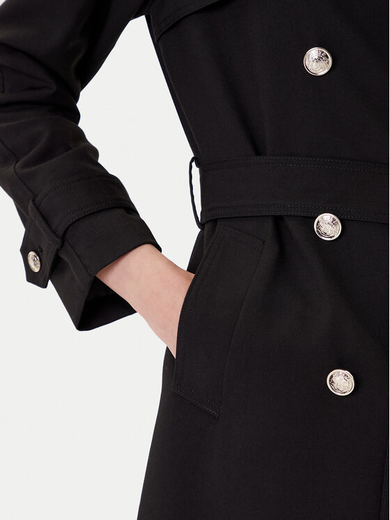 Morgan Morgan Trench 242-GTRENCH Negru Regular Fit