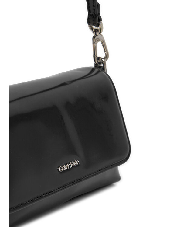 Calvin Klein Calvin Klein Torebka Ck Must Dbl Strap Mini Bag_Shiny K60K612772 Czarny