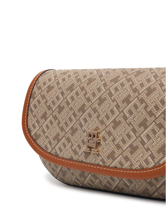 Tommy Hilfiger Tommy Hilfiger Geantă Th Monoplay Saddle Bag AW0AW19172 Bej deschis