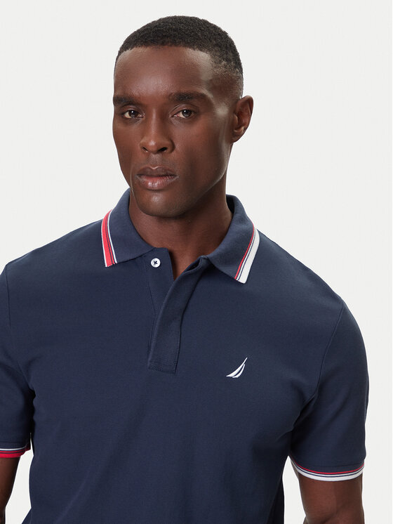 Nautica Nautica Tricou polo Atabay N1S03424 Bleumarin Regular Fit
