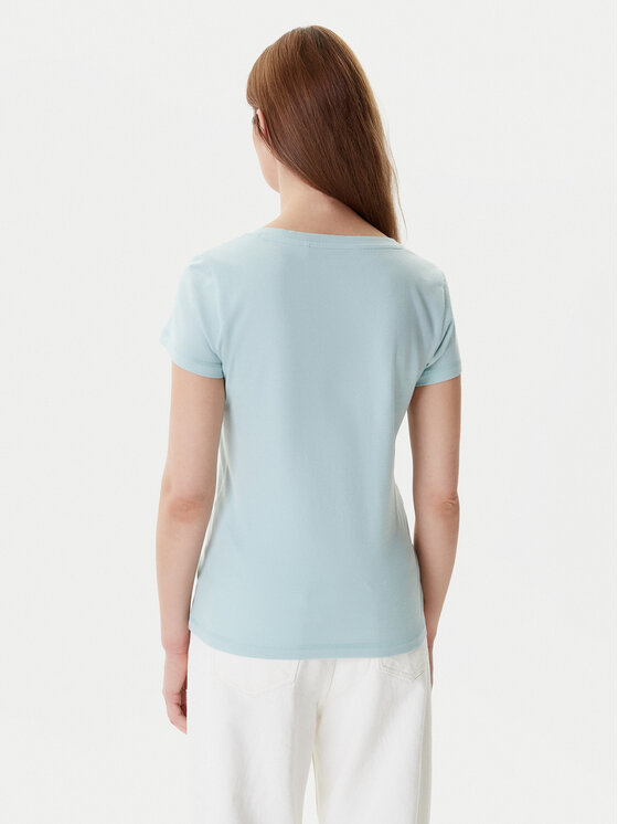 Mustang Mustang T-shirt Beverly 1016517 Verde Slim Fit