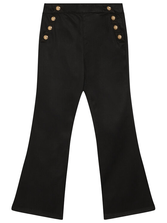 Guess Guess Szövet nadrág J6RB09 WF7H0 Fekete Bootcut Fit