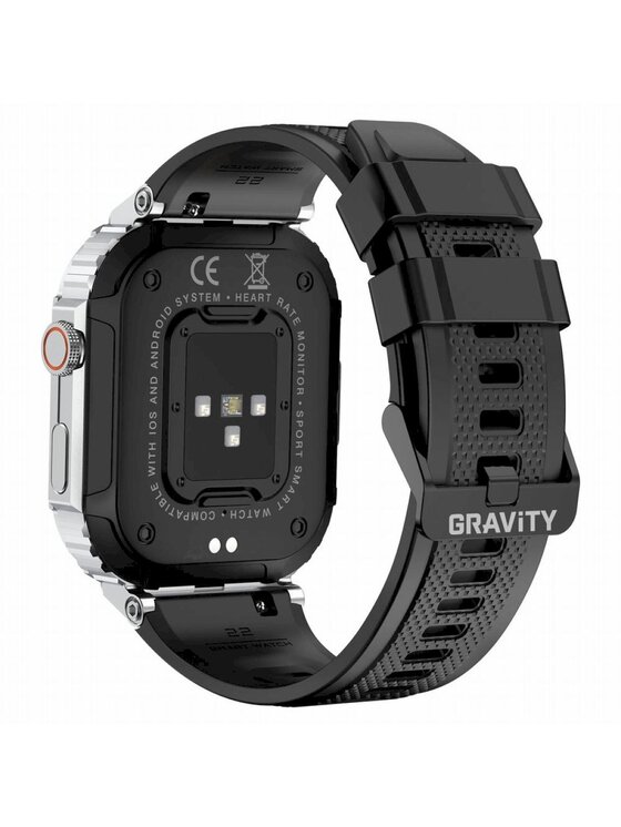 Gravity Gravity Smartwatch GRAVITY-GT6-5 Srebrny