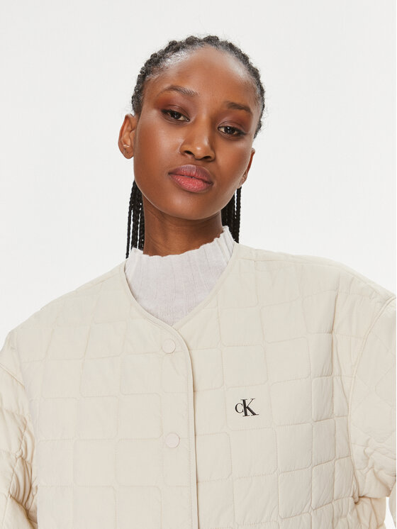 Calvin Klein Jeans Calvin Klein Jeans Prijelazna jakna J20J221369 Écru Oversize
