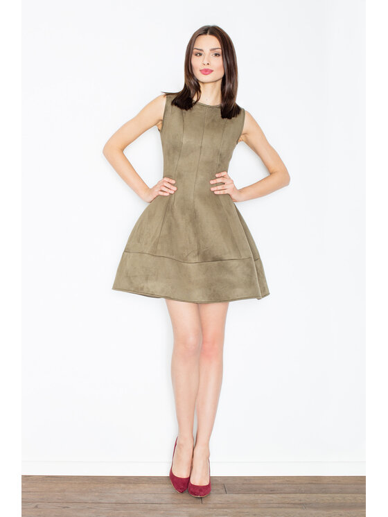 Sukienka FIGL, Rozmiar S, Khaki, M457