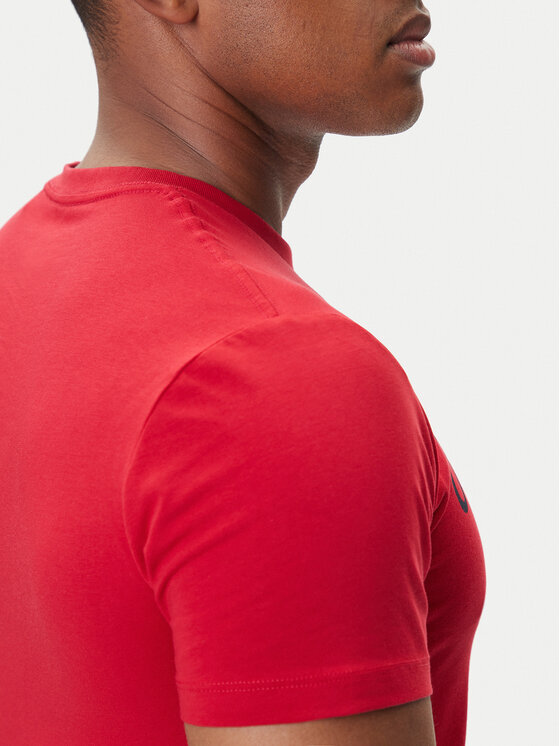 Pepe Jeans Pepe Jeans T-shirt Original Stretch N PM5010132 Rosso Regular Fit