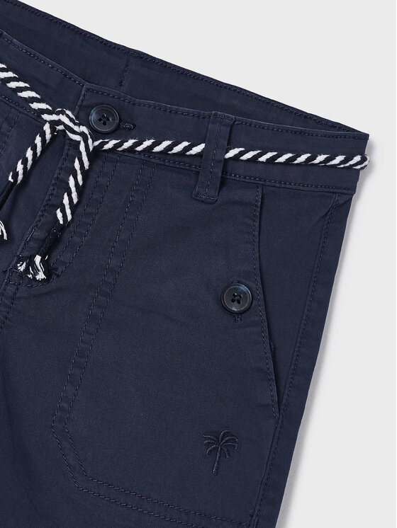 Mayoral Mayoral Pantaloncini di tessuto 3233 Blu scuro Regular Fit