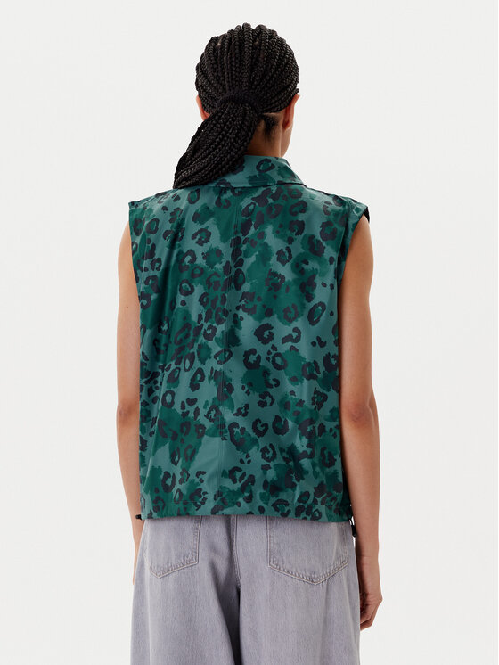 adidas adidas Vest Animal Print 3-Stripes JV6958 Roheline Loose Fit