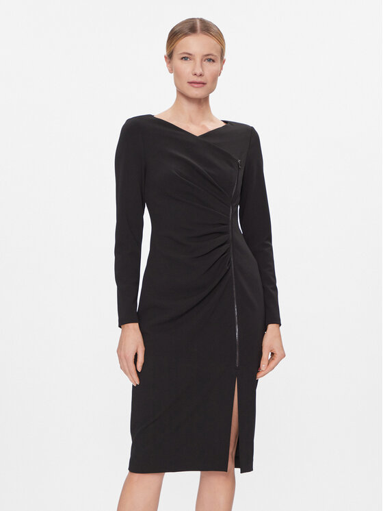 DKNY Abito da cocktail DD3J1493 Nero Regular Fit, taglia : 4