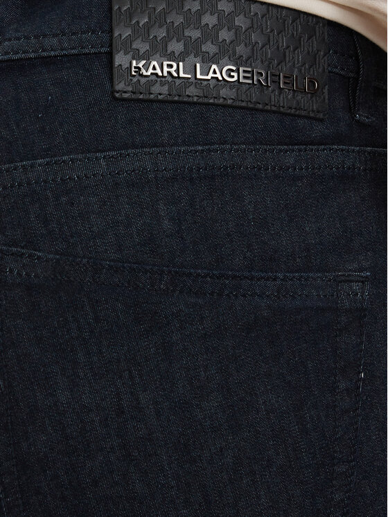 KARL LAGERFELD KARL LAGERFELD Jeans hlače 265501 562839 Mornarsko modra Skinny Fit