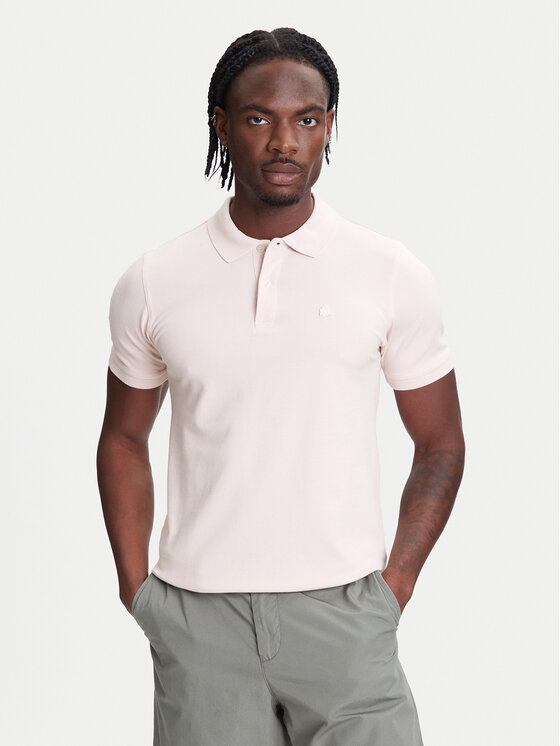 United Colors Of Benetton Polokošeľa 3WG9U301Z Ružová Slim Fit
