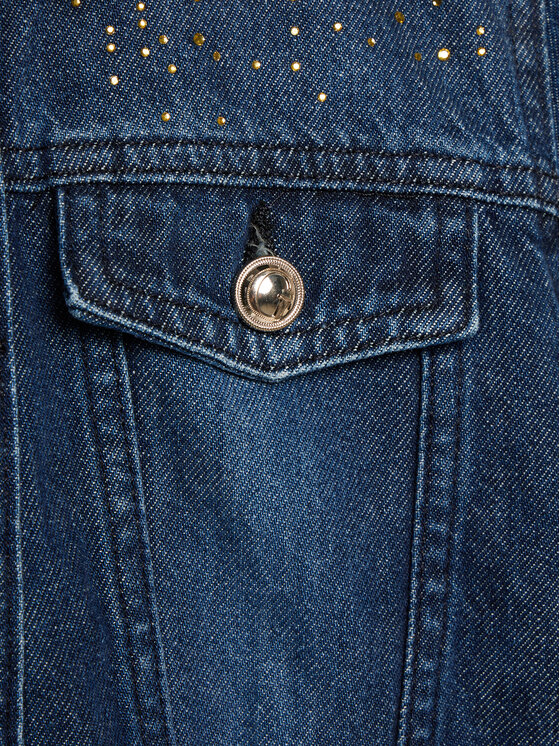 Guess Guess Τζιν μπουφάν J4RL09 D45E0 Μπλε Regular Fit