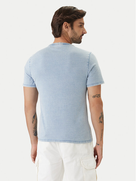 Guess Jeans Guess Jeans T-Shirt M6GI55 KCTG1 Modrá Slim Fit