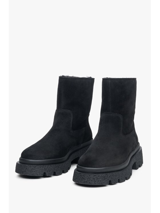 Estro Estro Μποτάκια ER00113908 Μαύρο