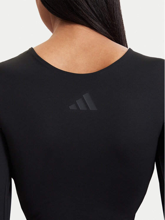 adidas adidas Koszulka techniczna Primelift Workout Twist Reversible Long Sleeve KF4131 Czarny Slim Fit