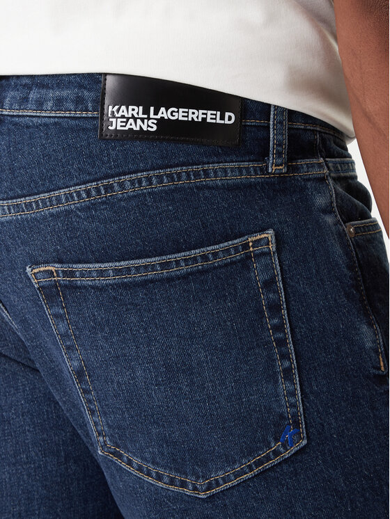 Karl Lagerfeld Jeans Karl Lagerfeld Jeans Jeansy B1M10035 Modrá Relaxed Fit