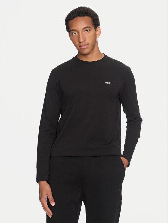 Boss S dlhými rukávmi 50506365 Čierna Regular Fit