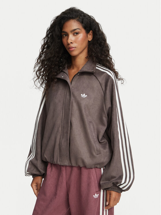 adidas adidas Bluza Adilenium Season 6 LH1921 Brązowy ciemny Loose Fit
