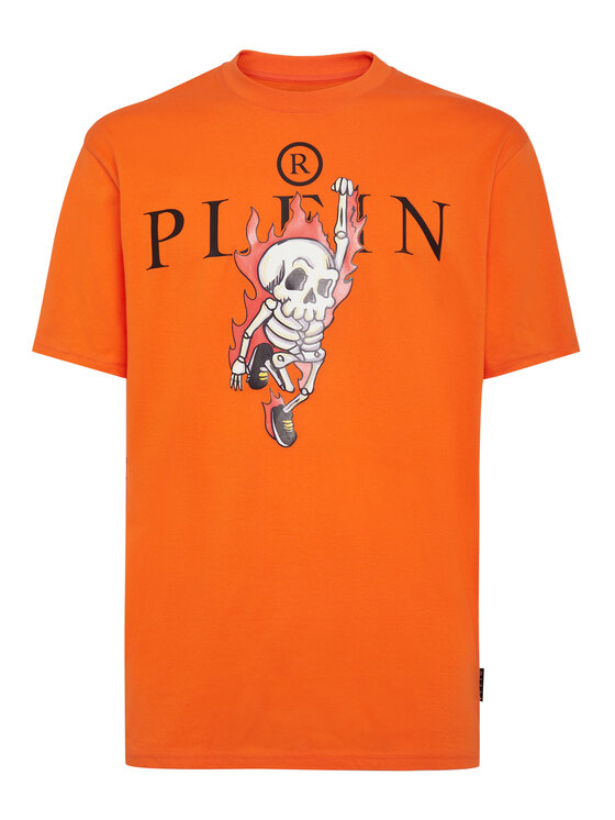 PHILIPP PLEIN PHILIPP PLEIN T-Shirt 3939 Oranžová Regular Fit