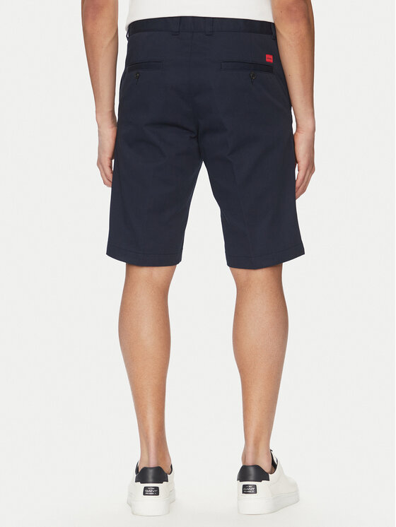 HUGO HUGO Bavlnené šortky Darik241 50505857 Tmavomodrá Regular Fit
