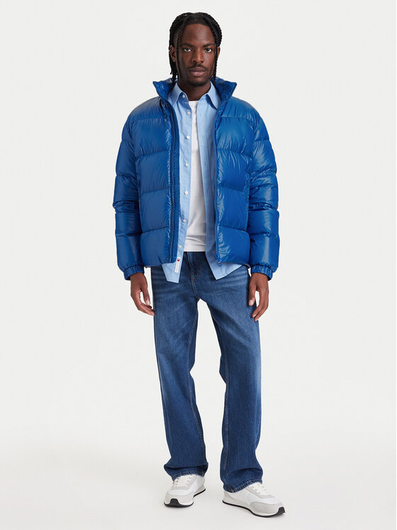 Tommy Hilfiger Tommy Hilfiger Μπουφάν πουπουλένιο MW0MW40617 Μπλε Regular Fit