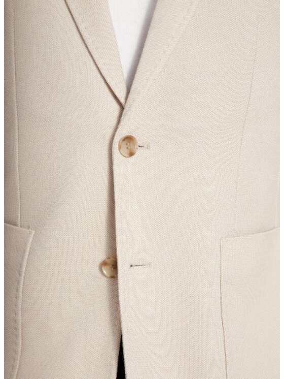 Pako Lorente Pako Lorente Marynarka P25WF-3X-019 Beżowy Slim Fit