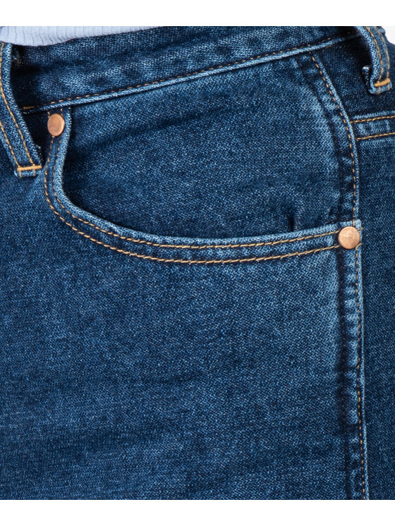 Wrangler Wrangler Jeansy W27MACZ15 Niebieski Boyfriend Fit