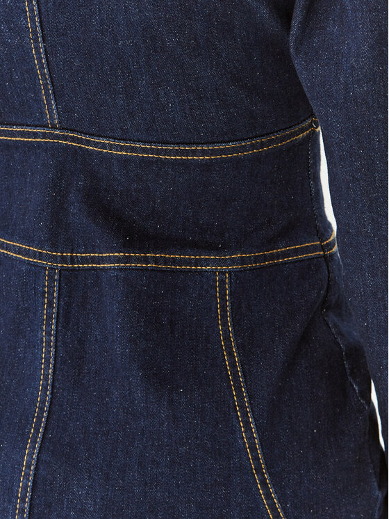 Silvian Heach Silvian Heach Farmer ruha Vestito Corto GPA23431VE Sötétkék Regular Fit