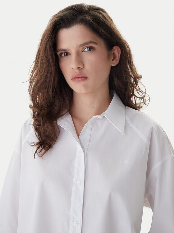 Calvin Klein Jeans Calvin Klein Jeans Camicia LV047C141G Bianco Boxy Fit