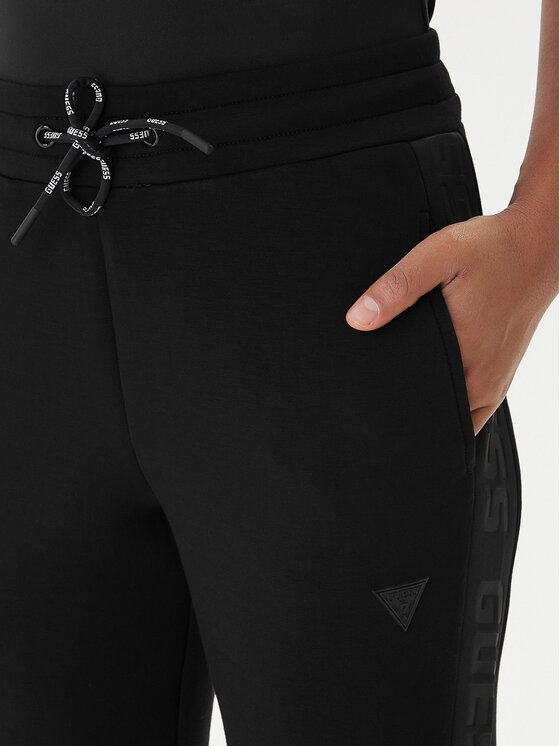 Guess Guess Спортивні штани V2YB18 K7UW2 Чорний Regular Fit