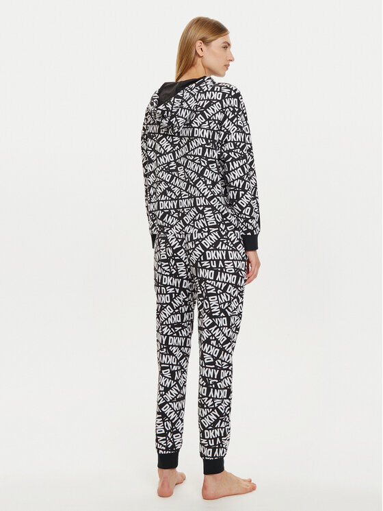 DKNY DKNY Πιτζάμα YI80022 Μαύρο Regular Fit