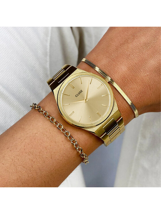 Cluse Cluse Zegarek CW0101210008 Złoty