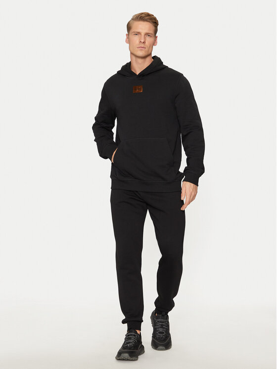 HUGO Hugo Džemperis Daratscho_V 50496697 Juoda Regular Fit