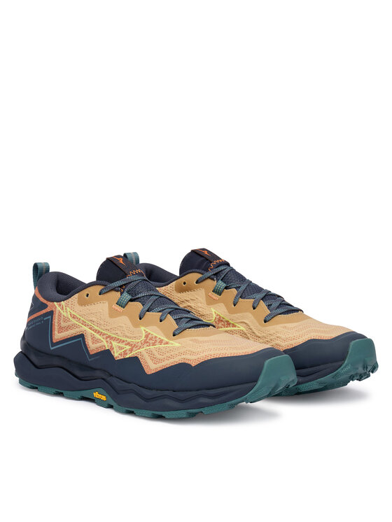 Mizuno Mizuno Buty do biegania Wave Daichi 9 J1GJ2571 Brązowy