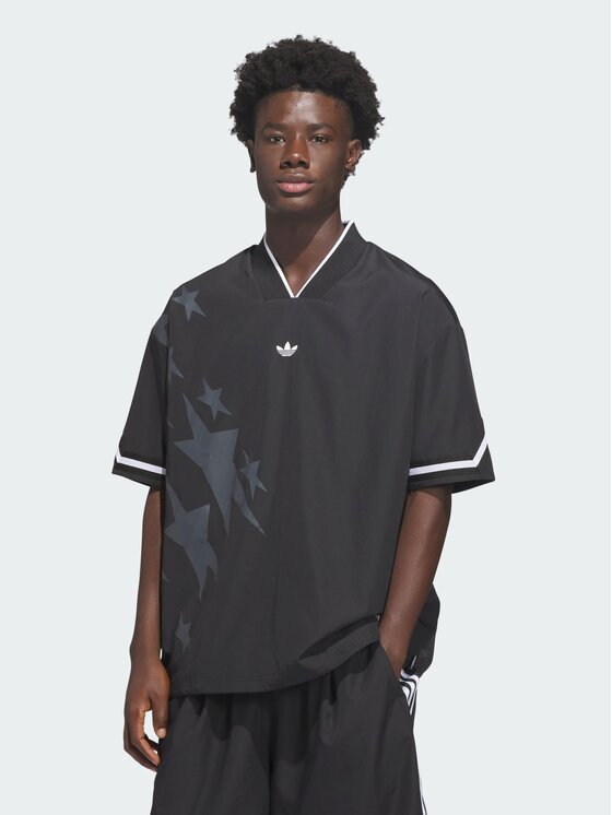 adidas adidas Koszulka techniczna 158948 Czarny Loose Fit