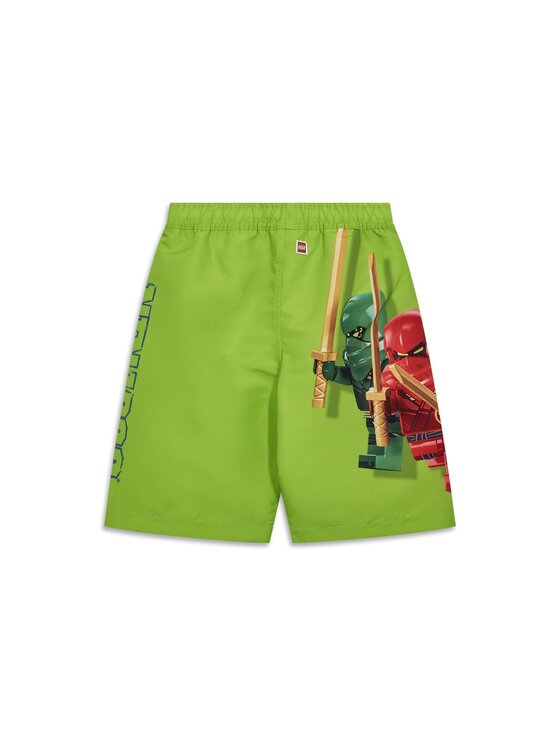 LEGO LEGO Szorty sportowe 11011280/8006 Zielony Regular Fit