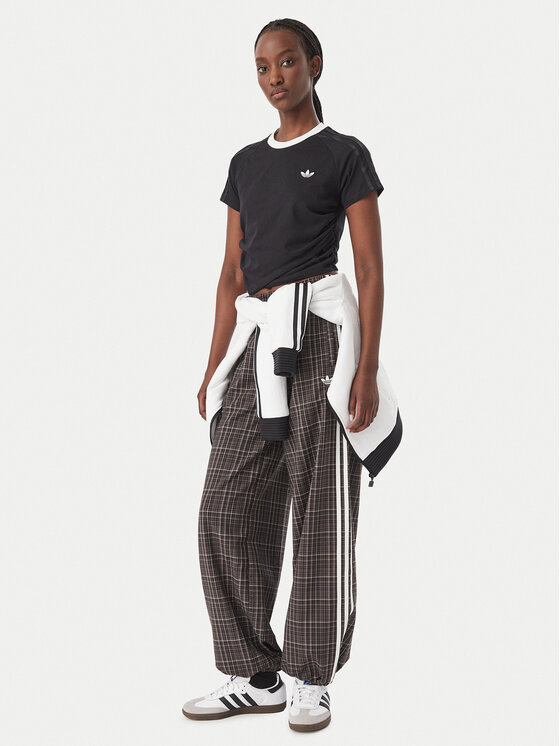 adidas adidas Тишърт Adiluna Season 2 X Jennie Layered T-Shirt LD8928 Черен Regular Fit