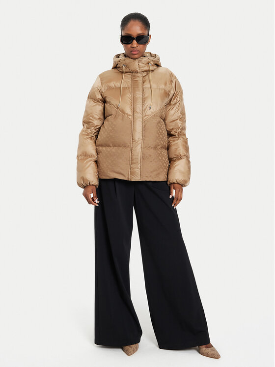 BOSS BOSS Зимно яке Pollimina 50518483 Бежов Regular Fit