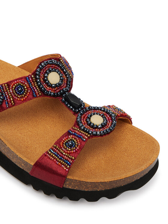 Scholl Scholl Шльопанці New Bogota MF26607 Бордовий